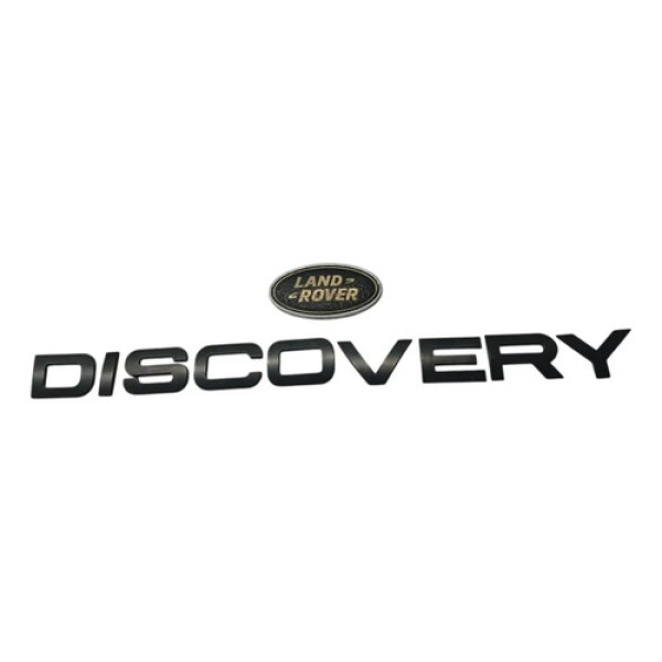 Emblema Letreiro Capo Land Rover Discovery Sport 2016 Preto