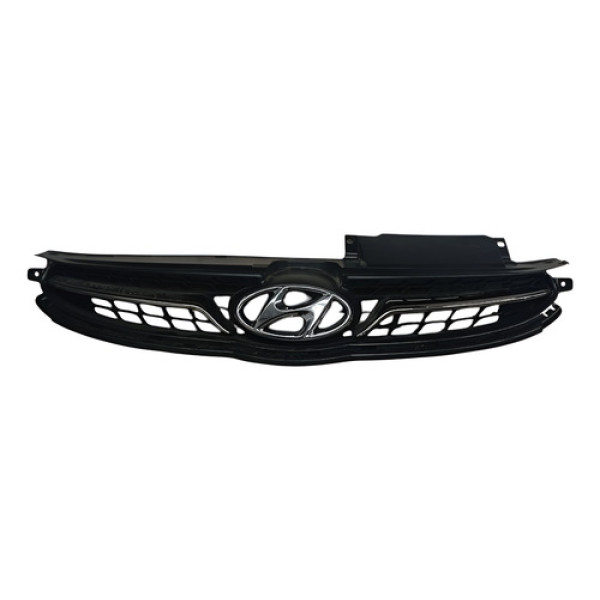 Grade Dianteira Elantra 2012 2013 Preto Ok