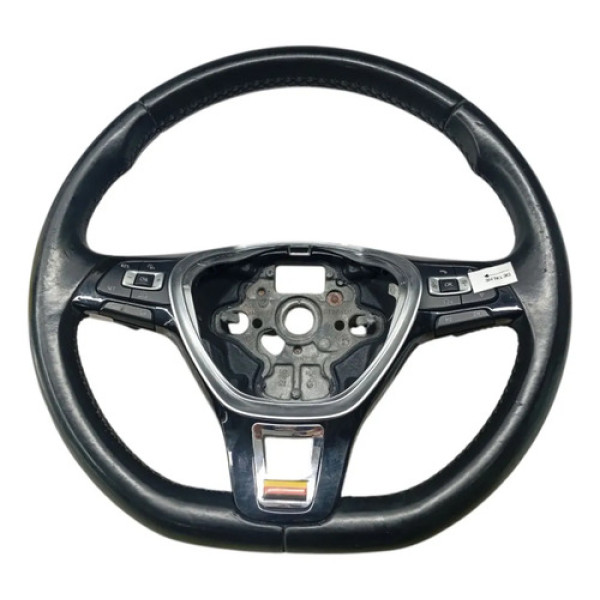Volante Comando Volkswagen Golf Tsi 1.4 T 2014 Detalhe Preto