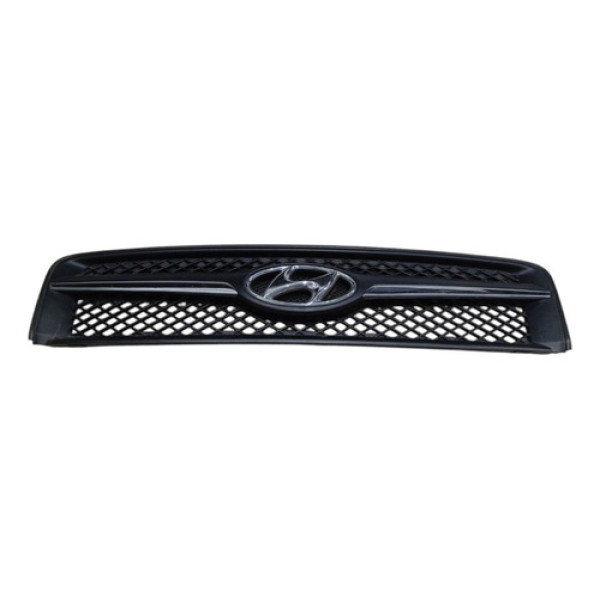 Grade Emblema Parachoque Dianteiro Hyundai Tucson 2009 2010 Preto Ok