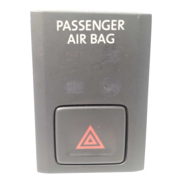 Botão Pisca Alerta Led Passenger Vw Tiguan R-line 2019 2020  Preto
