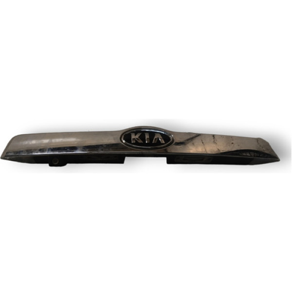 Aplique Tampa Traseira Luz Placa Kia Mohave 2010 2012 2013  Cromado