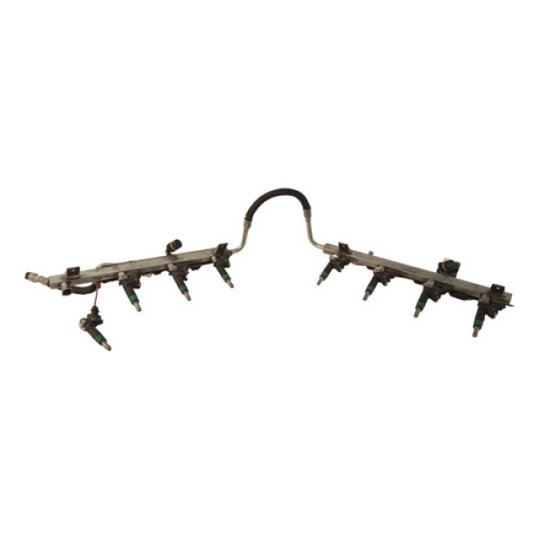 Flauta 7 Bico Injetor Chicote Bmw X5 4.4 2001