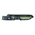 Acabamento Botão Porta Diant Dir Honda Crv Lx 2.0 2010 2011 Preto