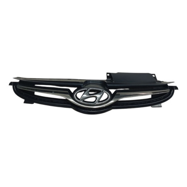 Grade Central Parachoque Dianteiro Elantra 2015 2016  Preto Ok