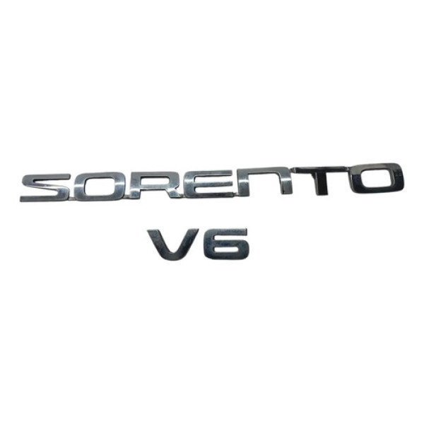 Letreiro Tampa Traseira Kia Sorento V6 2016 2017