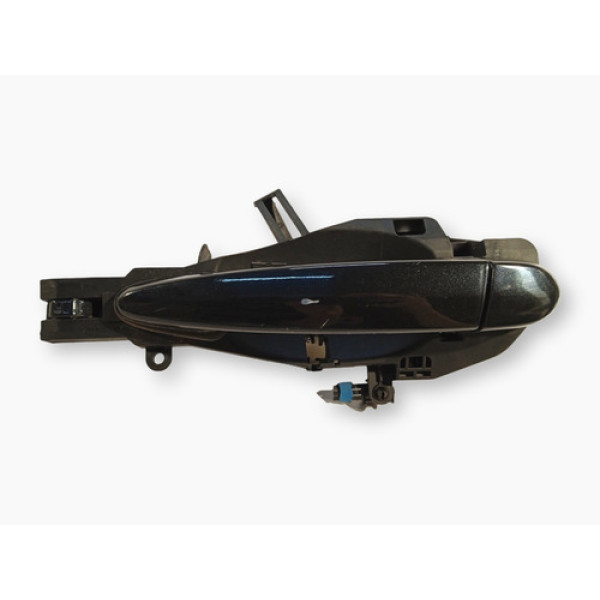 Maçaneta Externa Traseira Esquerda Bmw X6 2013 2014 2015  Preto