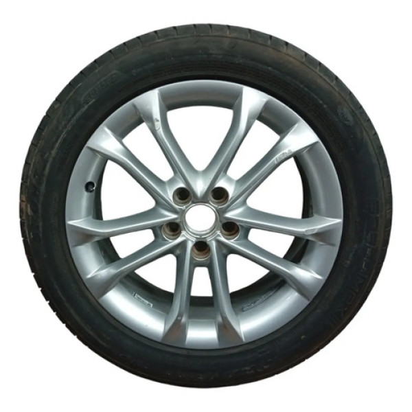 Roda Riscada Pneu Bom Audi Q3 2014 2015 235 50 Rf118 Cinza
