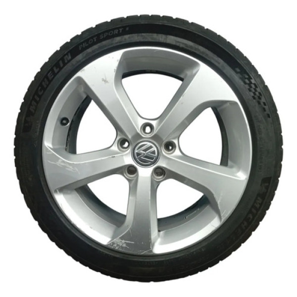 Roda Brooklyn Vw Golf Gti 2014 225 45 R17 Pneu Ruim