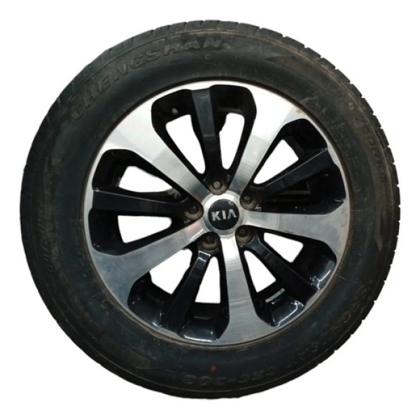 Roda Boa Pneu Bom Kia Sorento 2015 2016 235 60 R18 Cinza