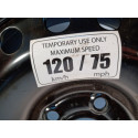  Roda Pneu Estepe Grosso Cherokee Zero Km 245 65 18 2015  Preto