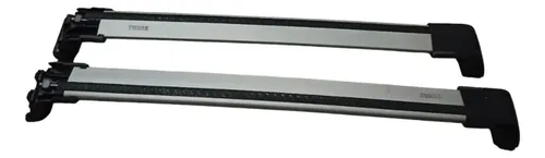 Par Rack Teto Bagageiro Thule Volvo Audi Prata