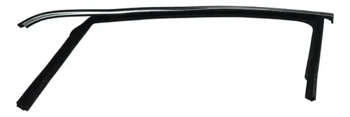 Canaleta Externa Porta Diant Esq Volkswagen Passat B6 2007  Preto