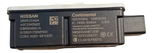 Modulo Controle Keyless Nissan Altima 2.5 2013 2014 