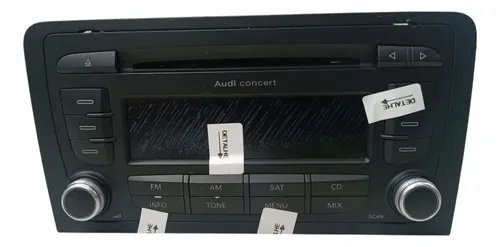 Rádio Cd Player Audi A3 Sportback 2011 Detalhe