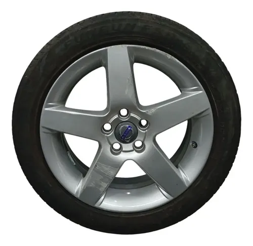 Roda Riscada Pneu Meia Vida Volvo C30 2011 2012 215 75 R17 Preto