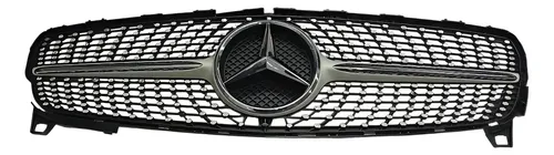 Grade Frontal Parachoque Mercedes C250 Coupe 2016 Detalhe Branco Ok