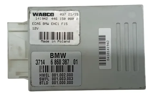 Módulo Controle Altura Ar Bmw X6 M 4.4 V8 Biturbo 2016