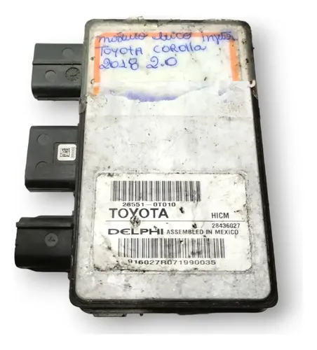 Módulo Bico Injetor Toyota Corolla 2.0 2018