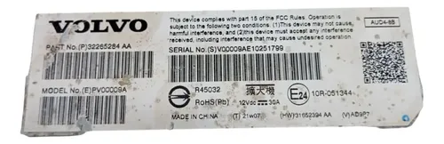 Módulo Amplificador Som Volvo Xc60 T8 2.0t Plug In 2021 2022 Ok