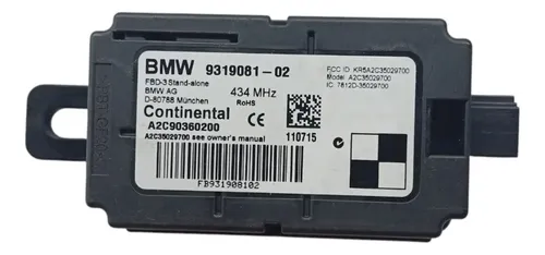 Módulo Receptor Controle Bmw X6 M 4.4 V8 Biturbo 2016