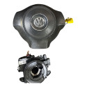Kit Air Bag Vw Jetta 2012 A 2017 Volante Sem Comando Som  Cinza