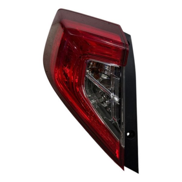 Lanterna Traseira Esquerda Civic G10 Com Detalhe  Esquerdo/motorista Vermelho