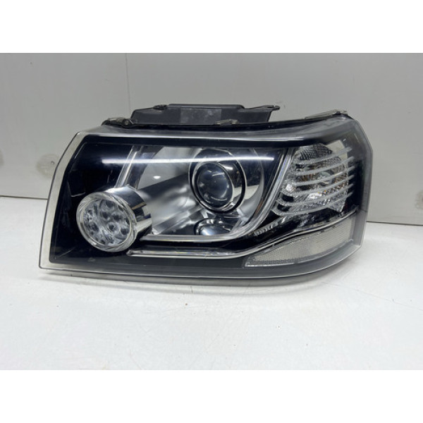 Farol Esquerdo Freelander 2 Led E Xenon Completo Esquerdo/motorista
