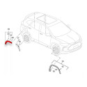 Moldura Aplique Lateral Direito Chevrolet Tracker 2021/22