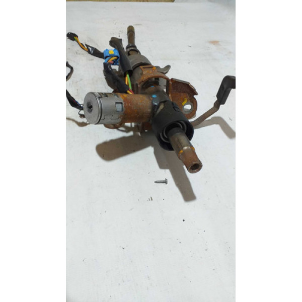 Coluna Barra Direção Com Cilindro De Chave Peugeot 206