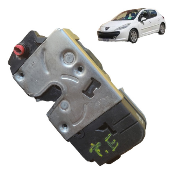 Fechadura Elétrica Porta Traseira Esquerda Peugeot 207 2010