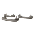 Kit 3 Alça De Teto Chevrolet Onix Lt 2013