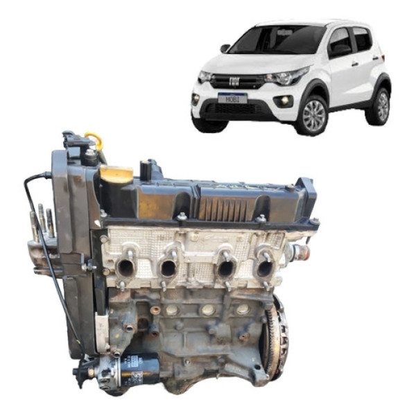 Motor Parcial 1.0 4 Cilindros Fiat Mobi 2019 75cv