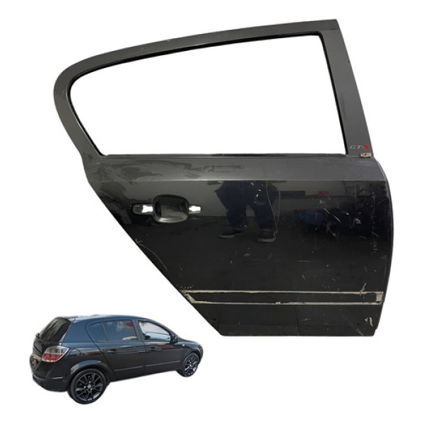 Porta Traseira Direita Gm Vectra Gtx 2008 2009 2010 2011 Traseira Direita Preto