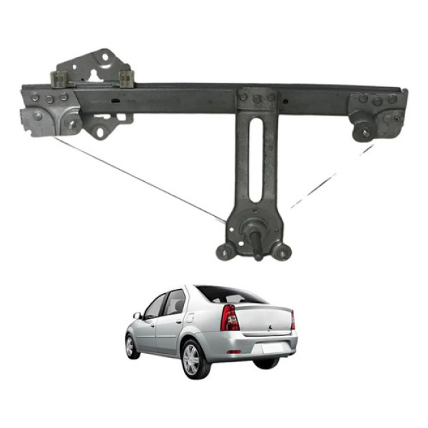 Maquina Vidro Manual Traseiro Direito Sandero 2007 2015