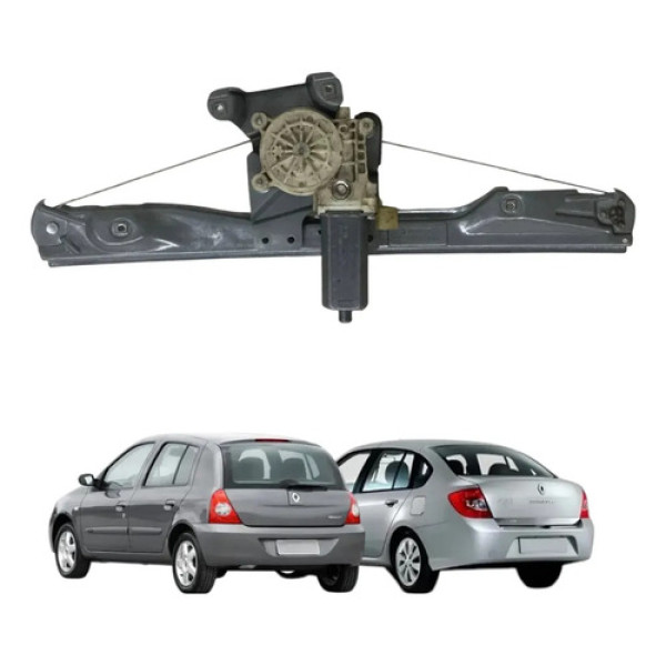 Maquina Vidro Eletrico Traseiro Esquerdo Clio Symbol 2000 13