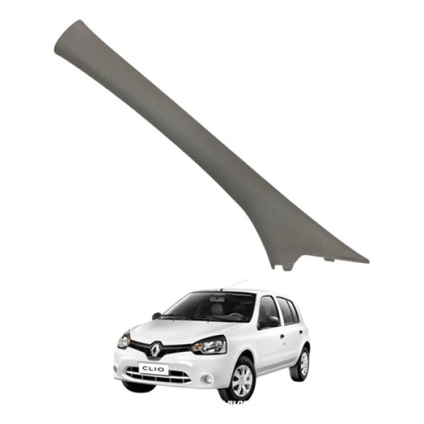 Moldura Coluna Parabrisa Esquerdo Clio 2013 2014 2015 2016