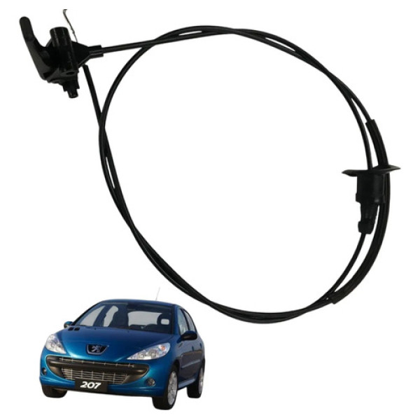 Cabo Abertura Capo Peugeot 207 Hatch 1.4 8v 2011 2012 Manual
