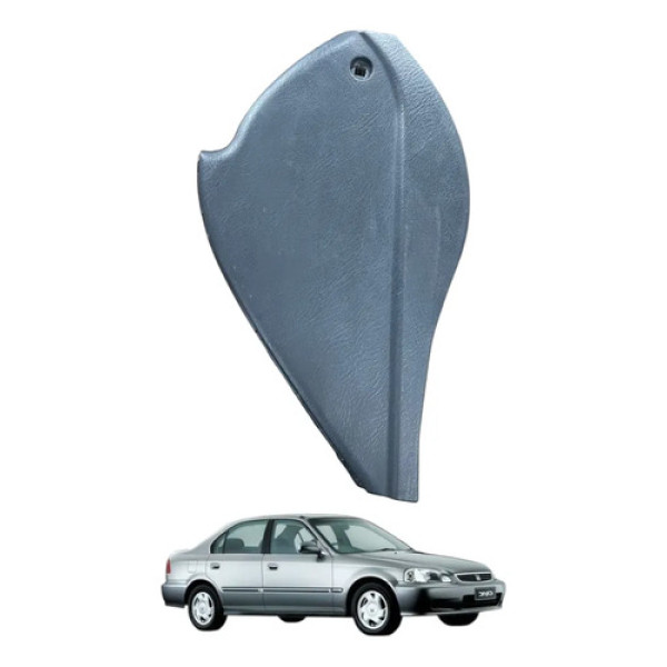 Acabamento Painel Lado Direito Honda Civic Lx 1999 2000 2001 Cinza Liso