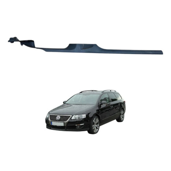 Moldura Soleira Lado Esquerdo Vw Passat Variant 2006 2007 Peça 1