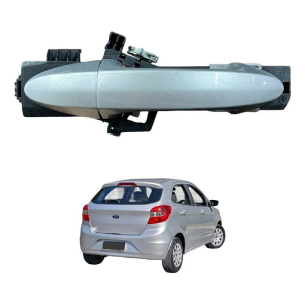Macaneta Externa Porta Tras Direita Ford Ka 2014 2015 2016 Peça 1 Traseira