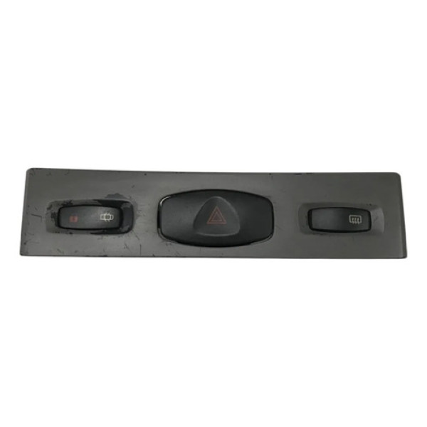 Moldura Botao Pisca Alerta Renault Symbol 2009 10 Privilege Preto