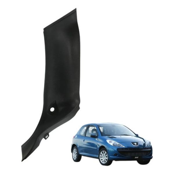 Moldura Acabamento Lateral Pe Passageiro Peugeot 207 2011