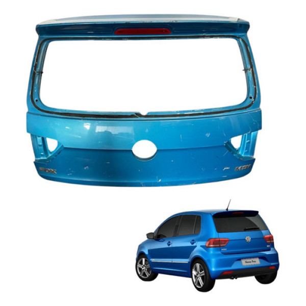 Tampa Traseira Porta Malas Fox Msi 2015 2016 2019 2022 Azul