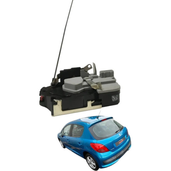 Fechadura Trava Eletrica Traseira Esquerda Peugeot 207 2012