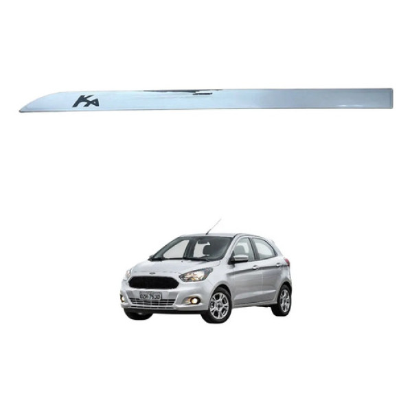 Friso Porta Dianteira Esquerda Ford Ka 2014 2015 2016 2017 Peça 1