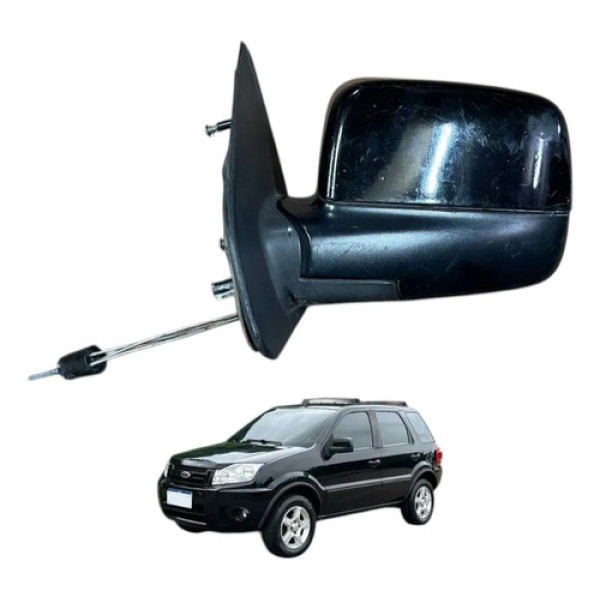 Retrovisor Manual Esquerdo Ford Ecosport 2008 2009 2011 2012