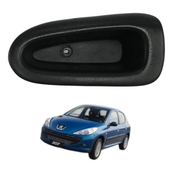 Puxador Interno Traseiro Peugeot 207 1.4 2011 2012 Manual Preto Peça 1