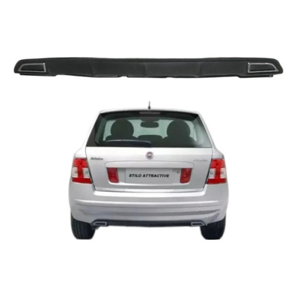 Moldura Parachoque Traseiro Fiat Stilo 1.8 8v Flex 2008 2011