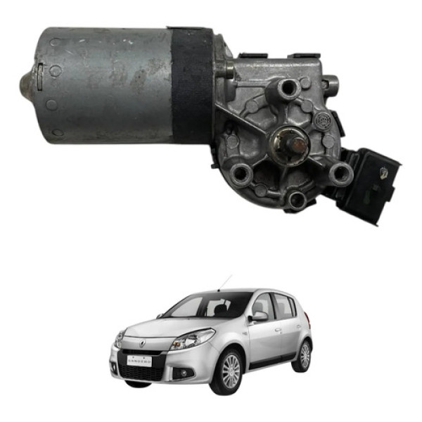 Motor Limpador Parabrisa Logan Sandero 2008 2009 2010 2013